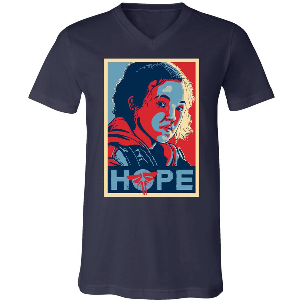 Unisex V-Neck T-Shirt - 1PPPSS8R - Navy - 2