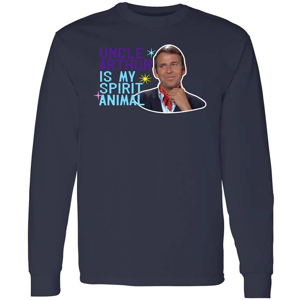 Long Sleeve T-Shirt - GGGB43RP - Navy - 2