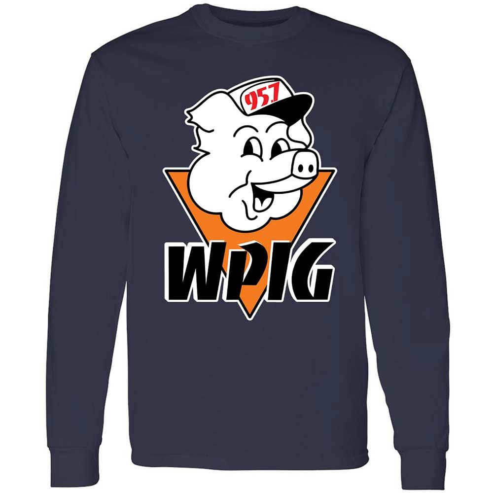 Wpig 95.7 Radio Station - Navy - 2
