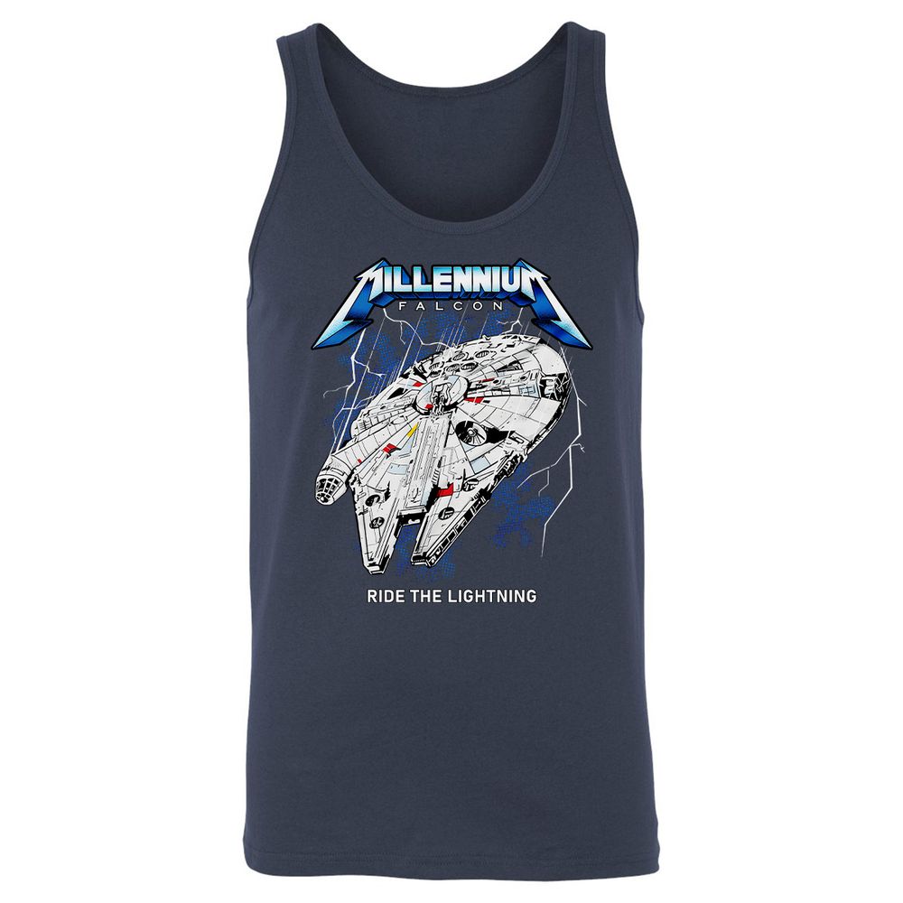 Unisex Jersey Tank - 83FNTNMX - Navy - 2