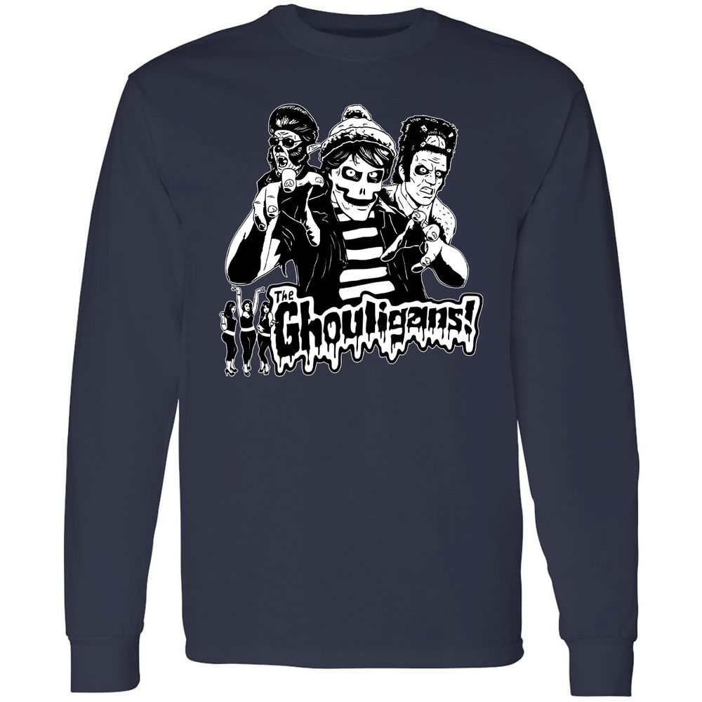 Long Sleeve T-Shirt - SVVUNMNK - Navy - 2