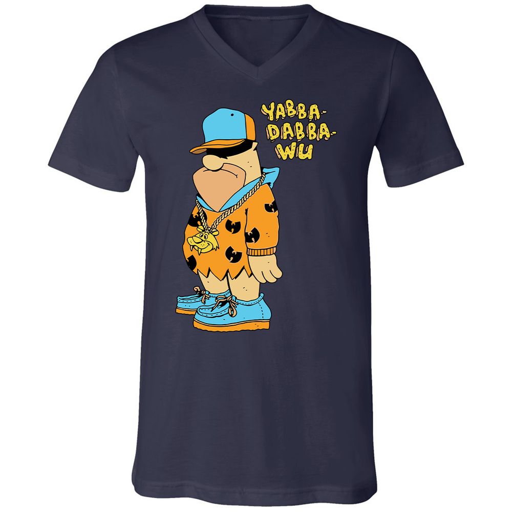 Unisex V-Neck T-Shirt - NDN6N58F - Navy - 2
