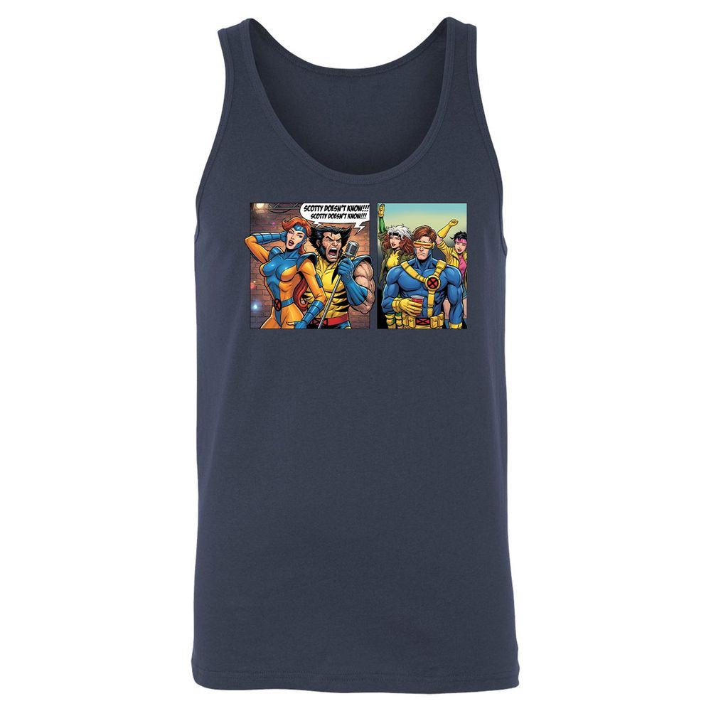 Unisex Jersey Tank - 83Q9LS5R - Navy - 2