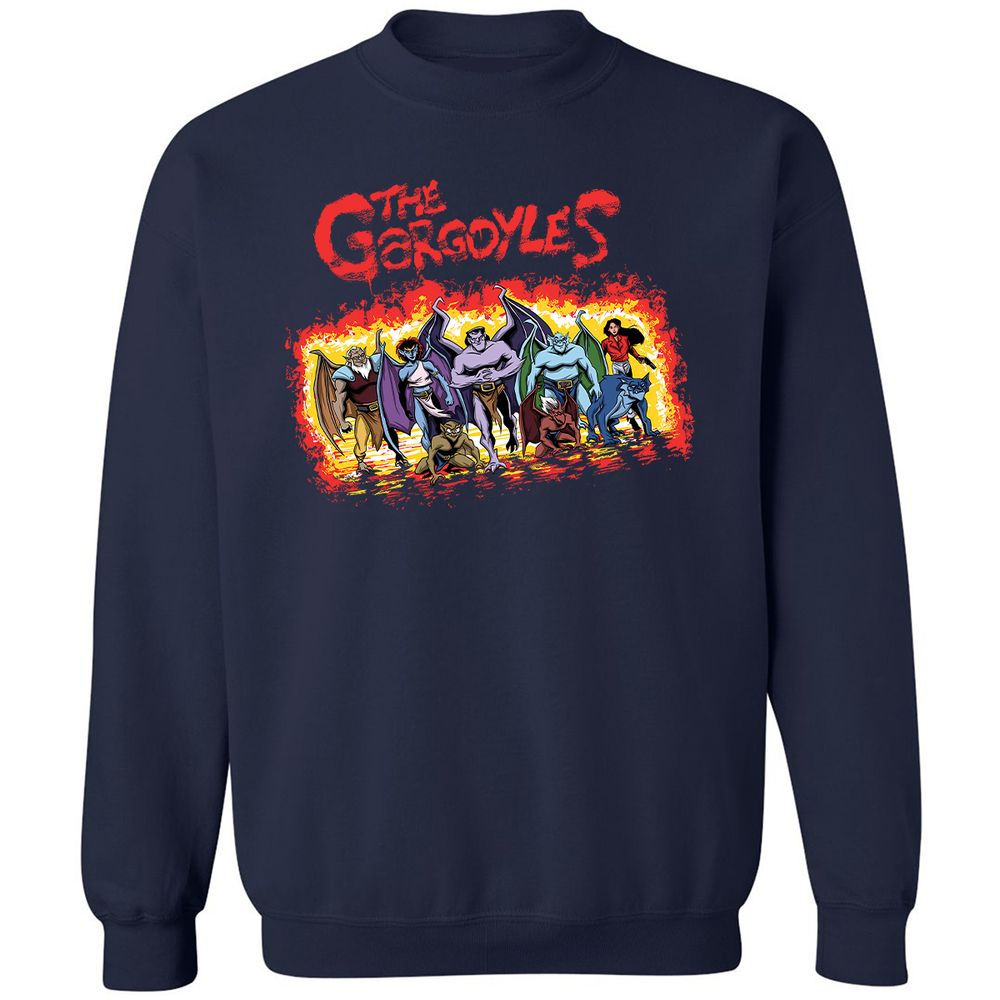 Classic Unisex Sweatshirt - A4YFH5BF - Navy - 2