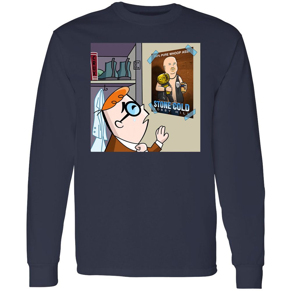 Long Sleeve T-Shirt - S6NS5QV7 - Navy - 2