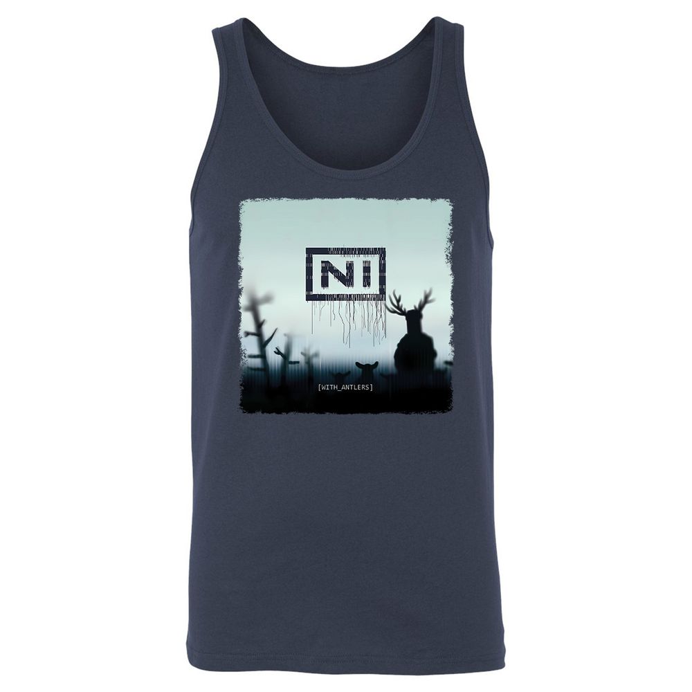 Unisex Jersey Tank - PZQA9QM8 - Navy - 2