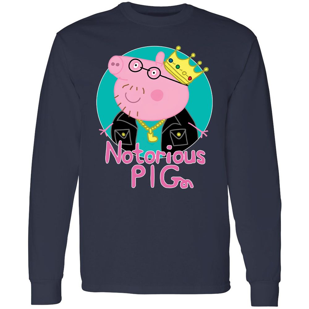 Long Sleeve T-Shirt - U16J6FNL - Navy - 2