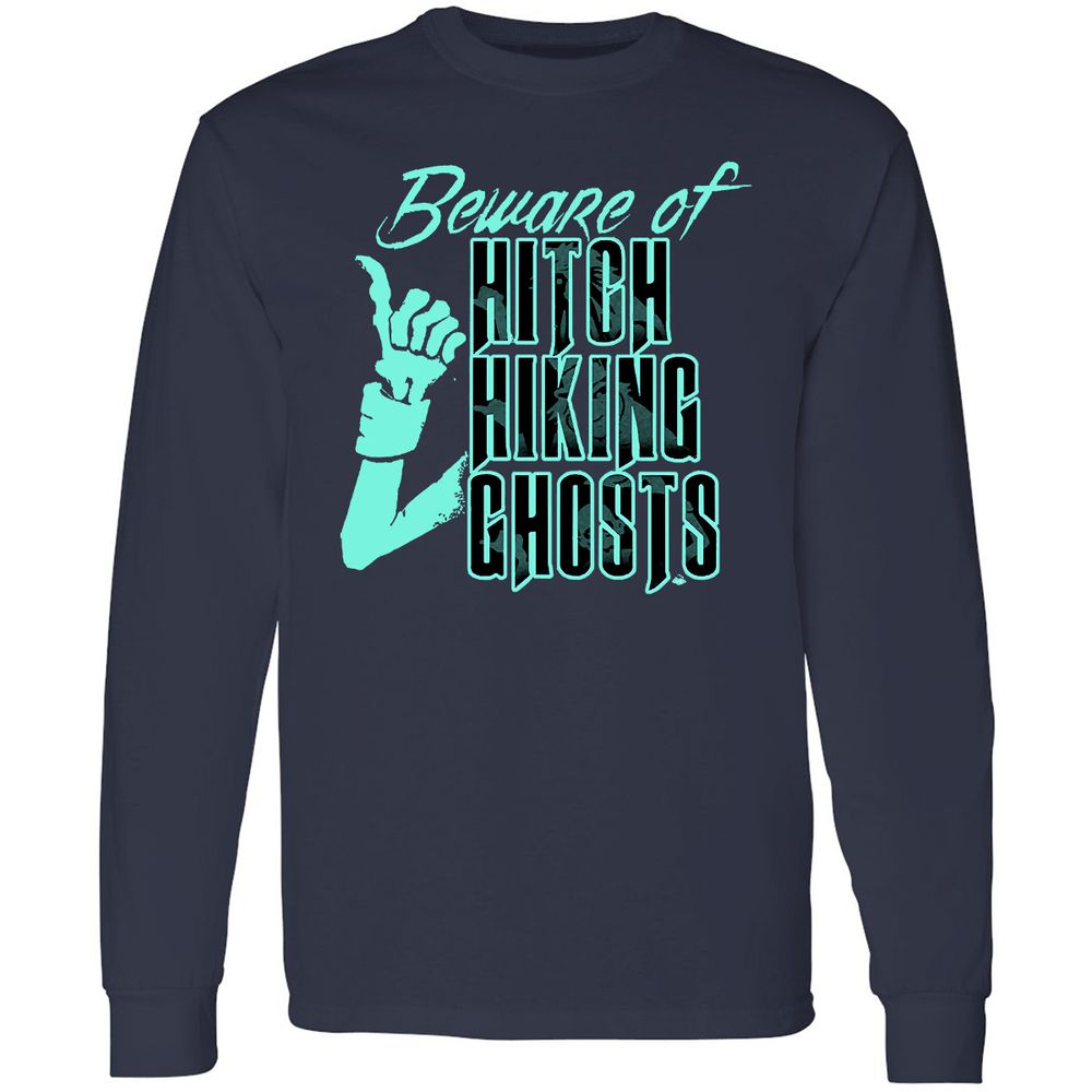Long Sleeve T-Shirt - WYGZDMYQ - Navy - 2