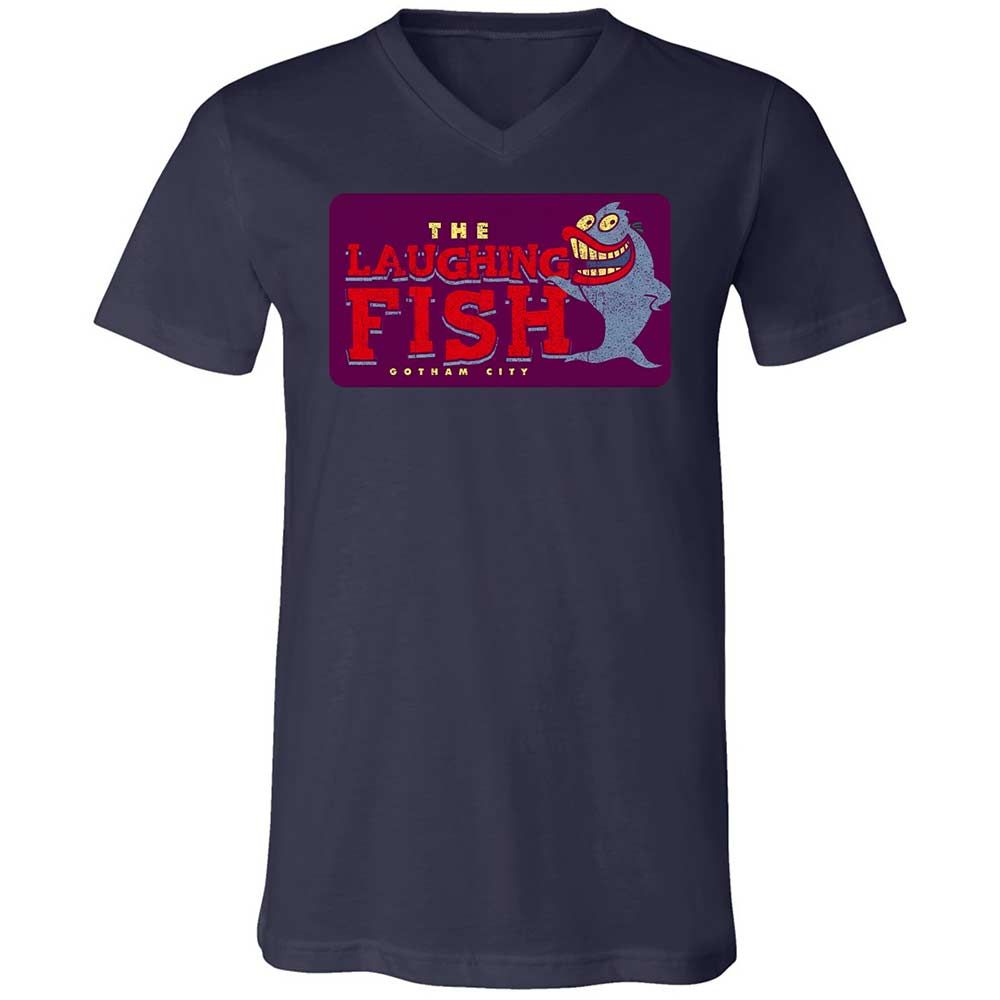 Unisex V-Neck T-Shirt - SC55N8V4 - Navy - 2