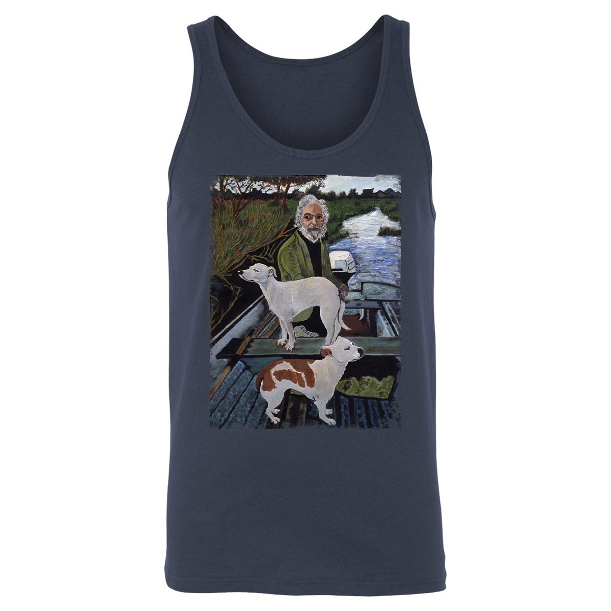Unisex Jersey Tank - YFABK8NA - Navy - 2