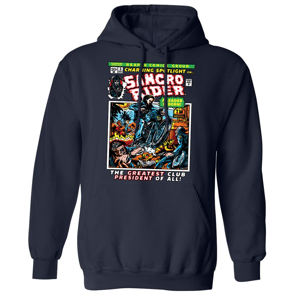 Classic Unisex Hoodie - GJMAHR52 - Navy - 2