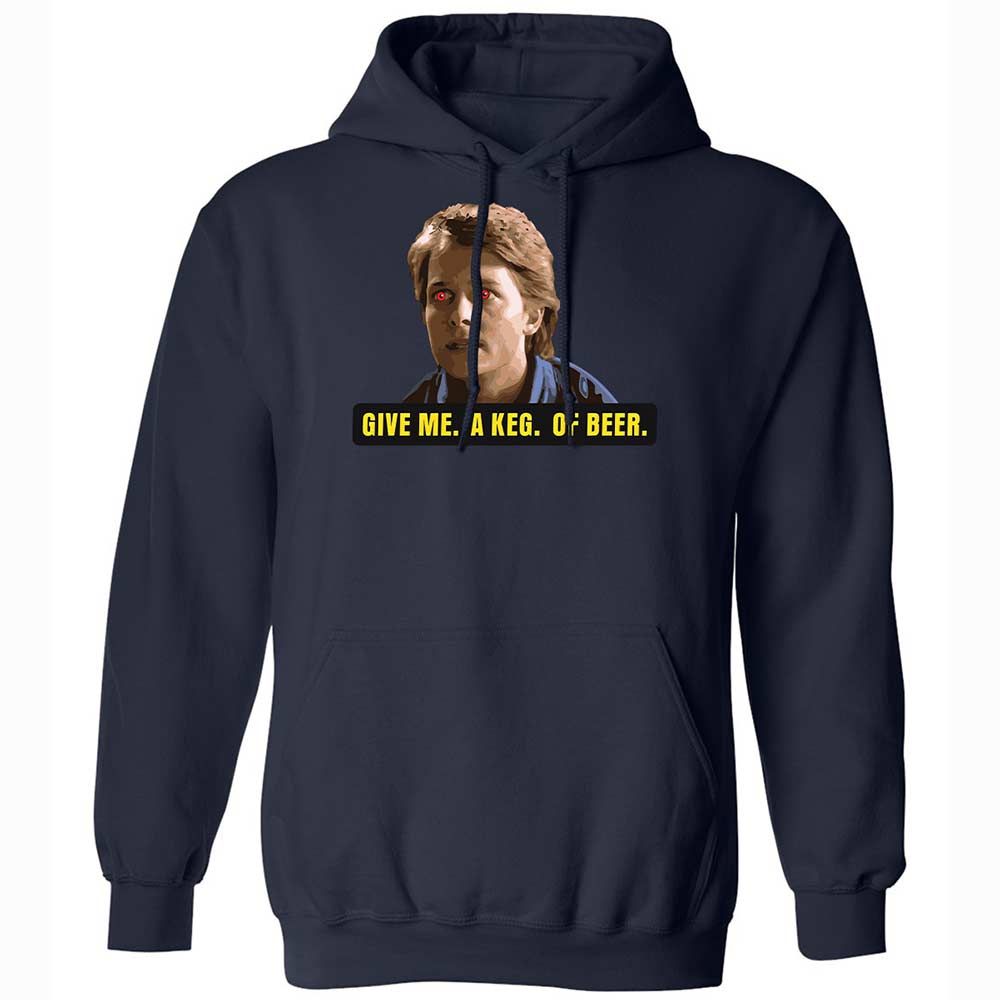Classic Unisex Hoodie - 4LHA2XJN - Navy - 2