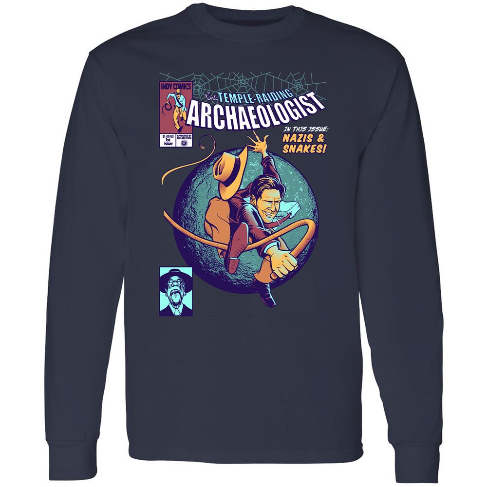 Long Sleeve T-Shirt - JULSNYNF - Navy - 2