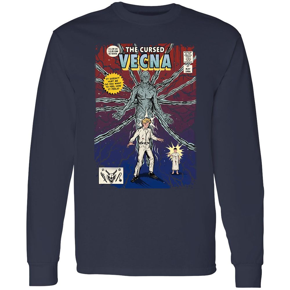 Long Sleeve T-Shirt - 8EVU1SXJ - Navy - 2