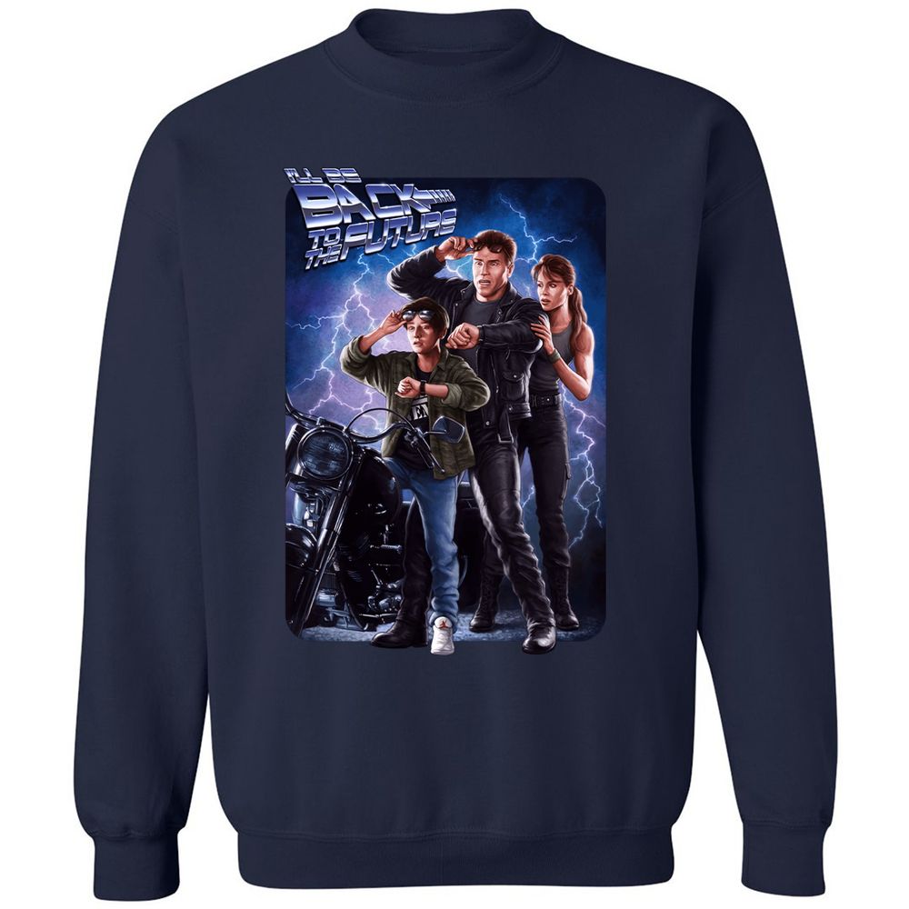 Classic Unisex Sweatshirt - SYL43WUB - Navy - 2