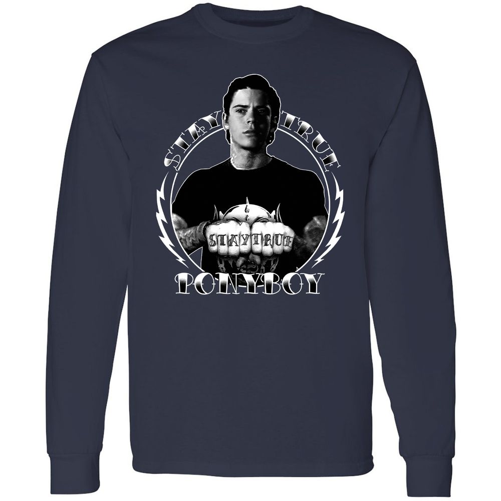 Long Sleeve T-Shirt - 9V922KX6 - Navy - 2