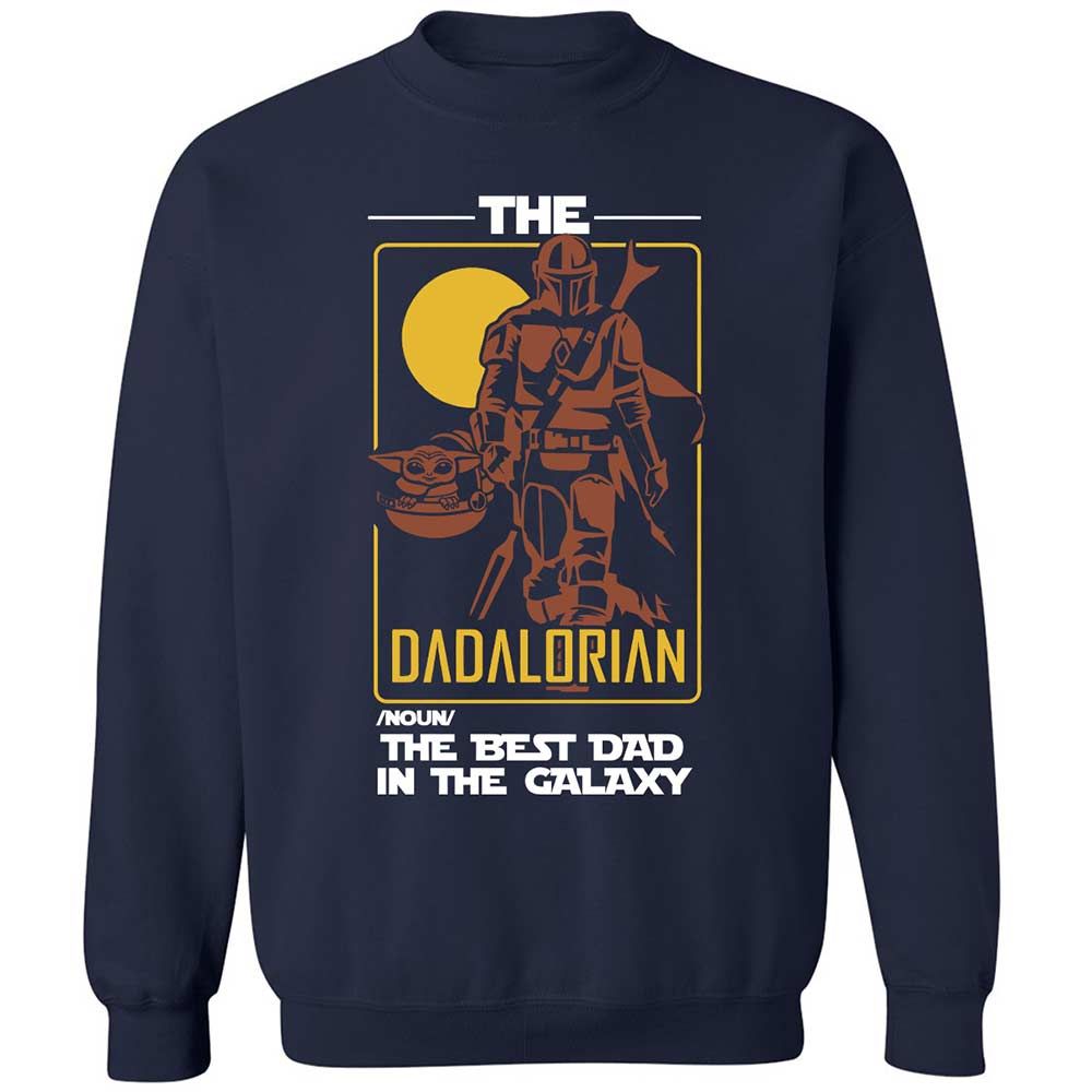 The Dadalorian The Best Dad In The Galaxy - Navy - 2