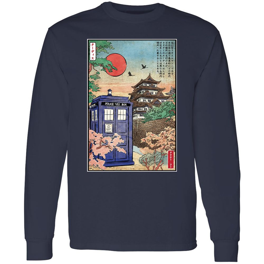 Long Sleeve T-Shirt - 825XUB3S - Navy - 2