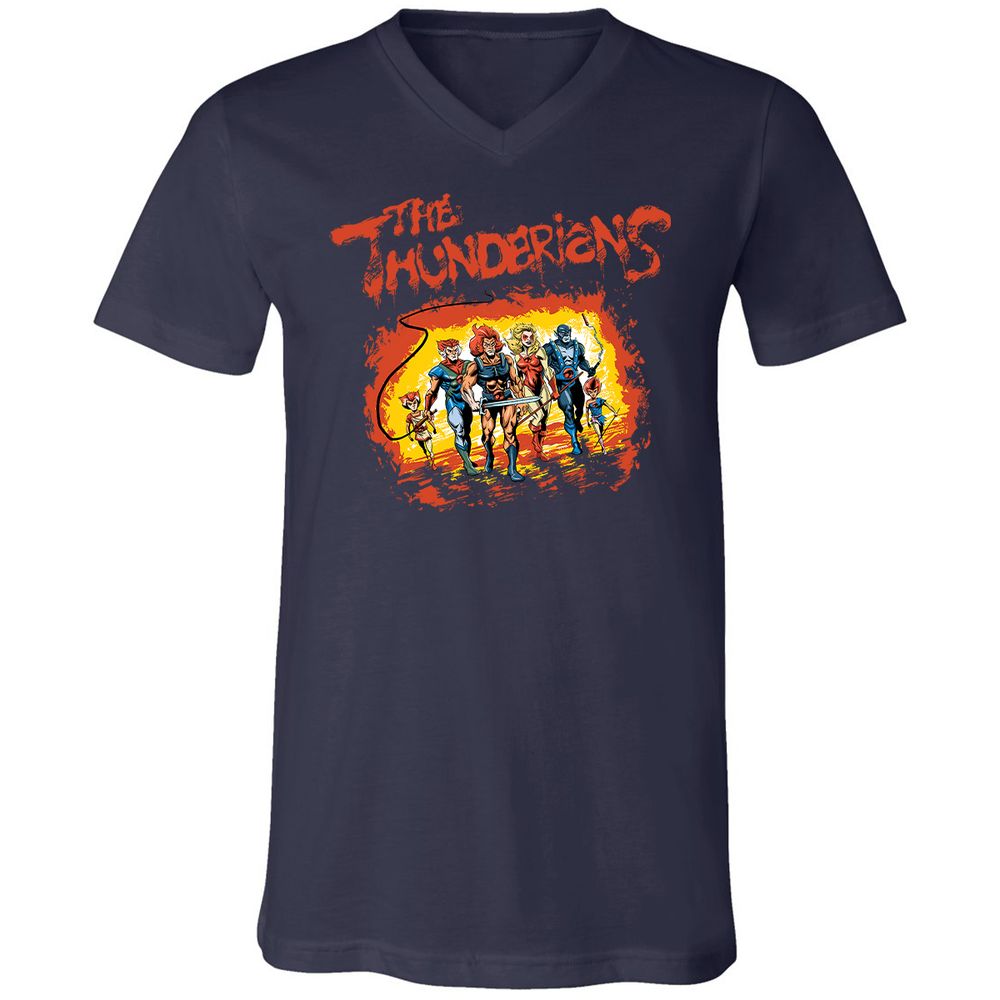 Unisex V-Neck T-Shirt - U362G1W8 - Navy - 2