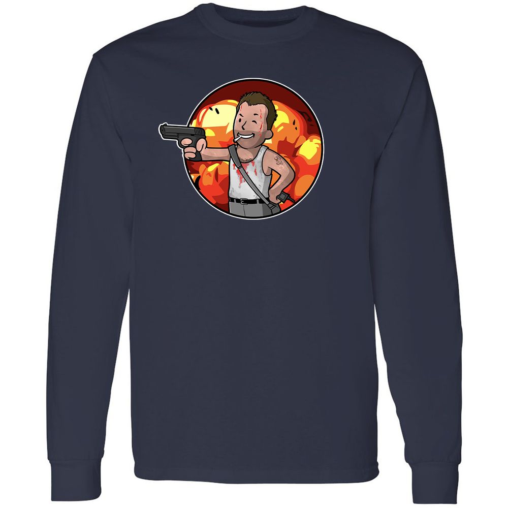 Long Sleeve T-Shirt - PB6KLGSL - Navy - 2