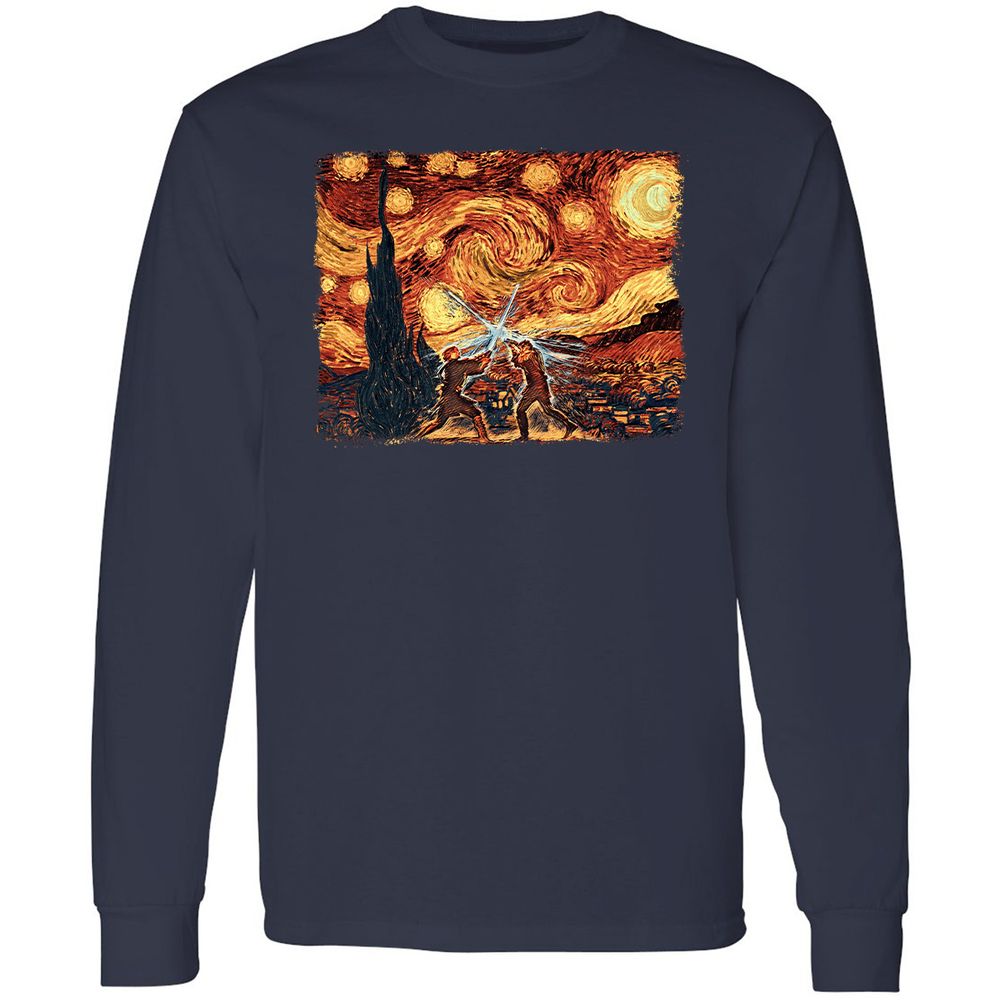 Long Sleeve T-Shirt - AEUY4QYJ - Navy - 2