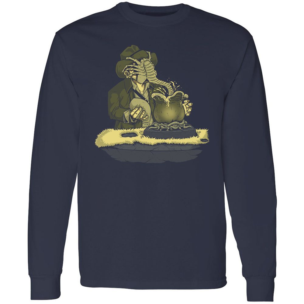 Long Sleeve T-Shirt - 3T9ENYA4 - Navy - 2