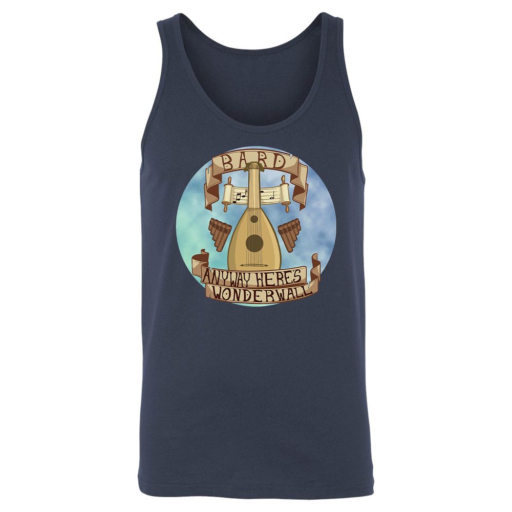 Unisex Jersey Tank - YLXFCFTT - Navy - 2