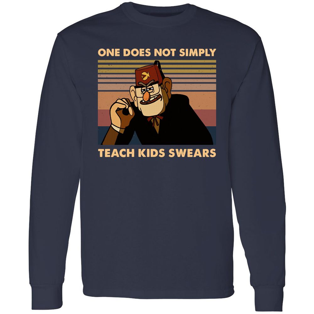 Long Sleeve T-Shirt - Q5MFWP4B - Navy - 2