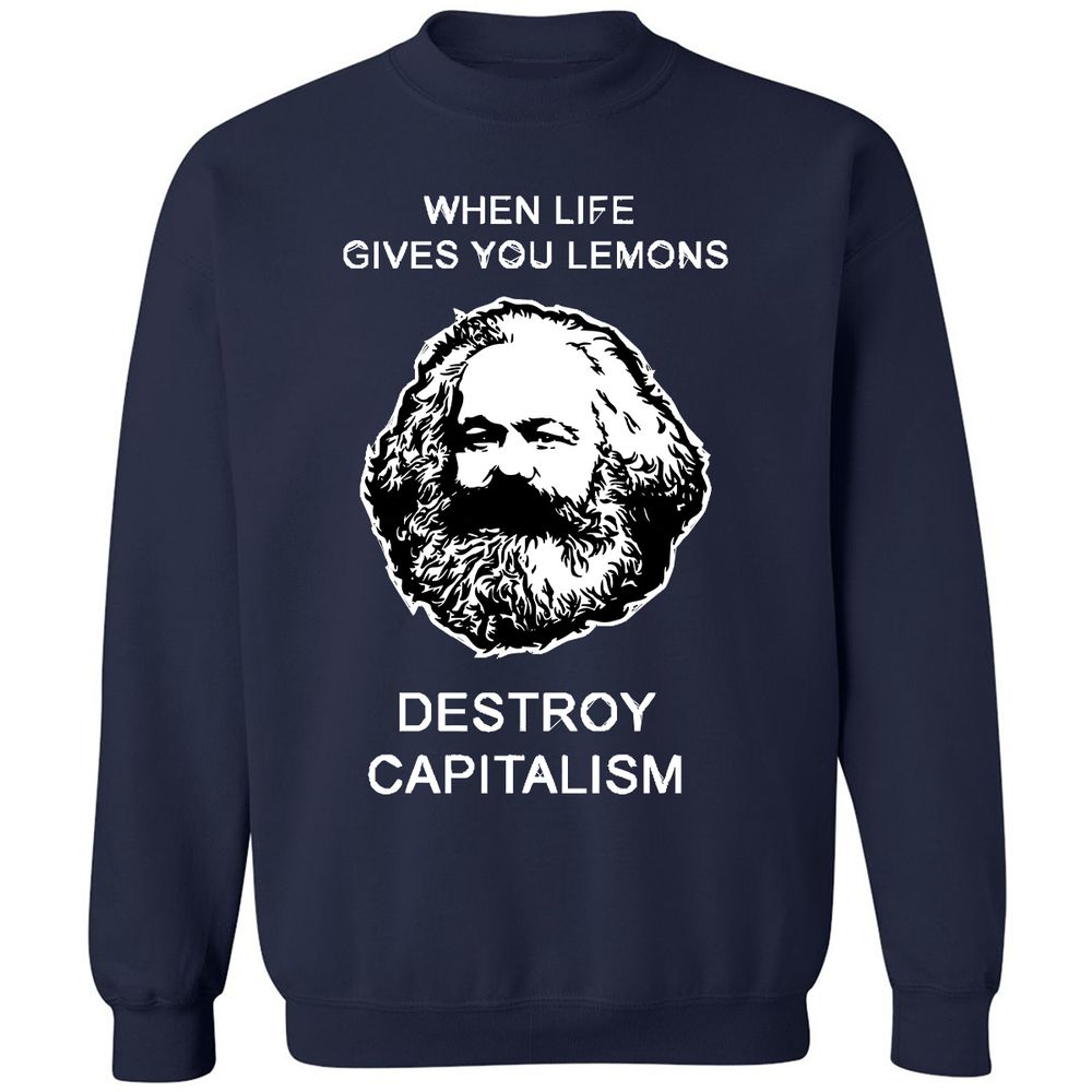 Classic Unisex Sweatshirt - AJ7YAK8T - Navy - 2