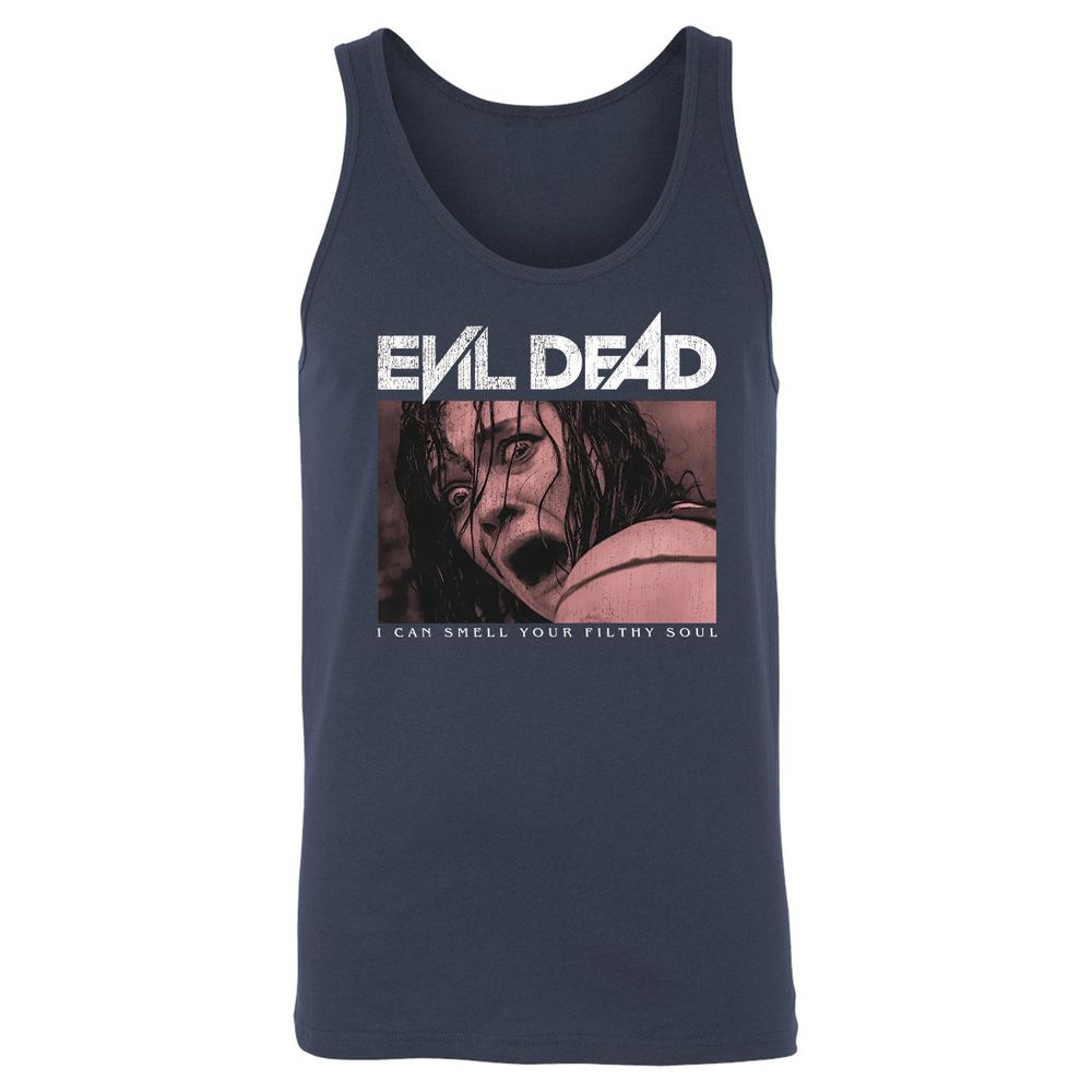 Unisex Jersey Tank - Black - Navy - 2