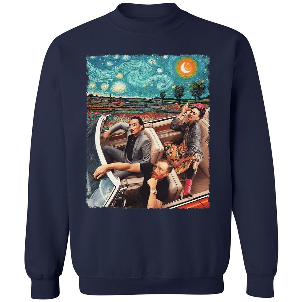 Classic Unisex Sweatshirt - W498J6TY - Navy - 2