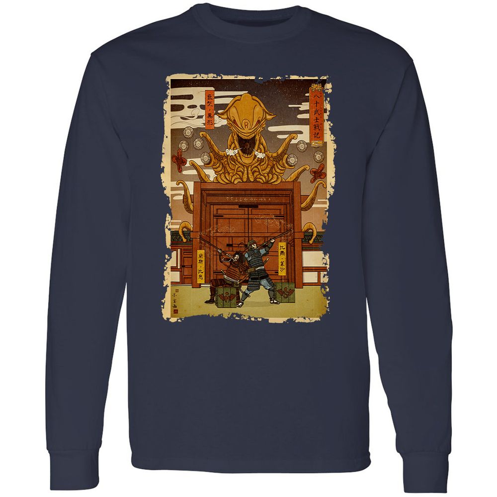 Long Sleeve T-Shirt - 7TZQVQ23 - Navy - 2