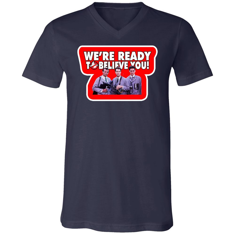 Unisex V-Neck T-Shirt - WM2KV58H - Navy - 2