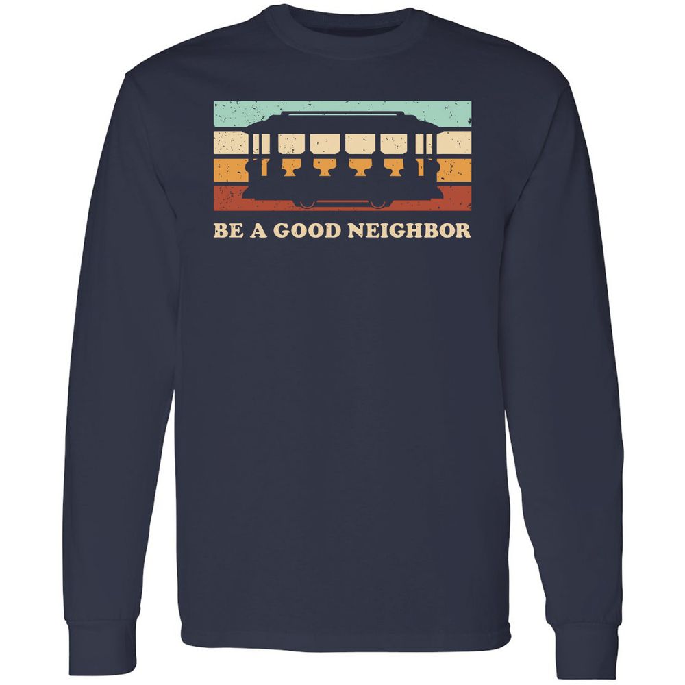Long Sleeve T-Shirt - 7TWM6V98 - Navy - 2