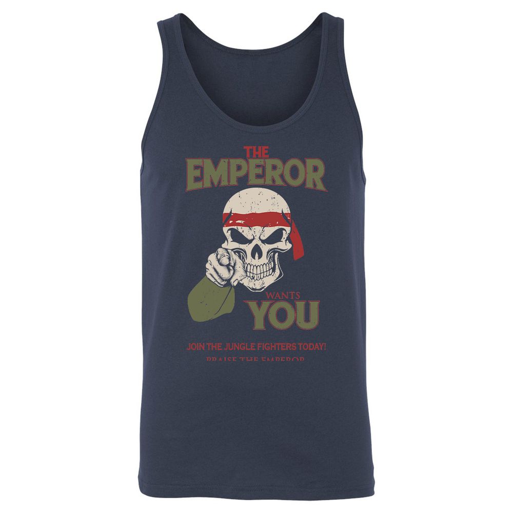 Unisex Jersey Tank - JBHWZM3D - Navy - 2