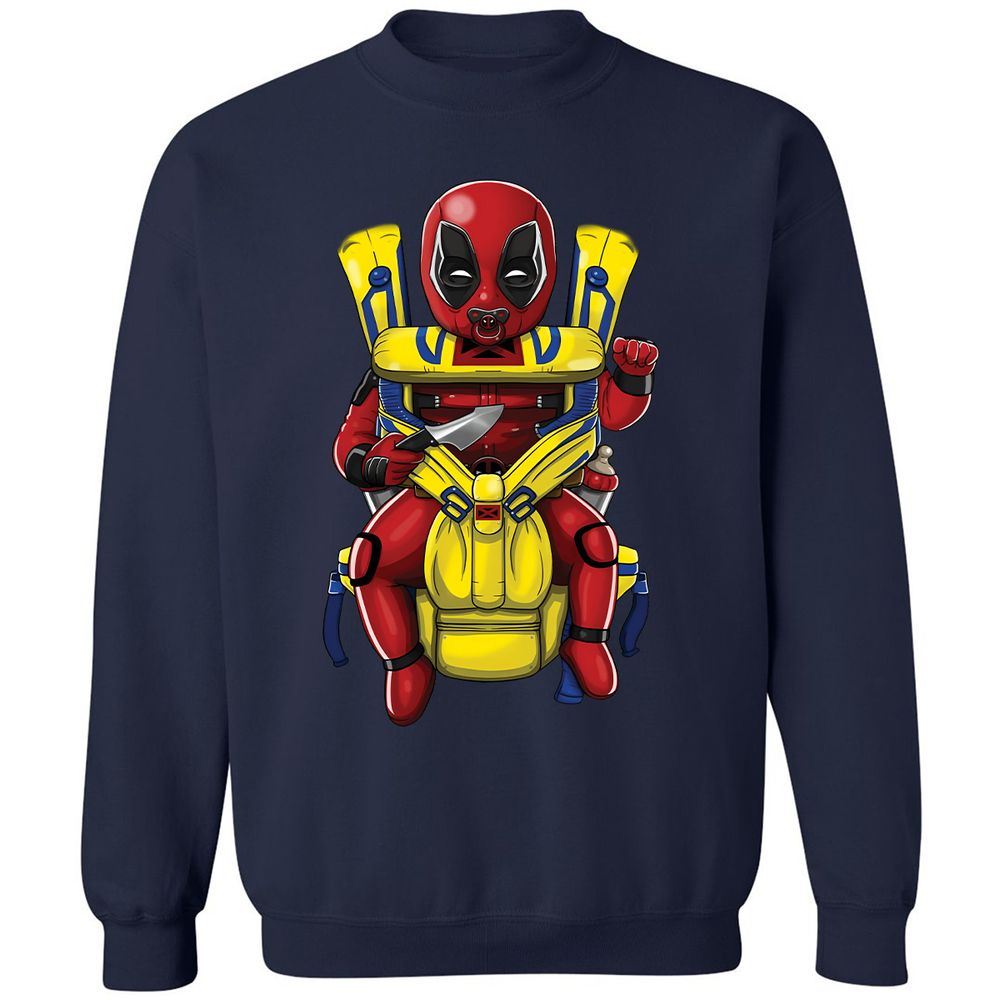 Classic Unisex Sweatshirt - UWP8VKQS - Navy - 2