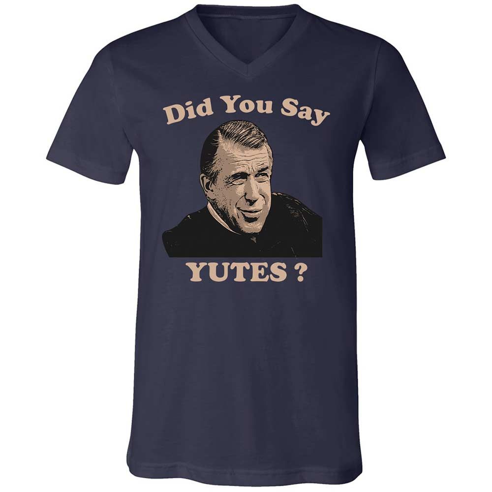 Unisex V-Neck T-Shirt - P692FN77 - Navy - 2