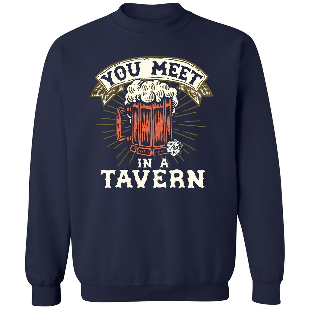 Classic Unisex Sweatshirt - L7HUC8AH - Navy - 2