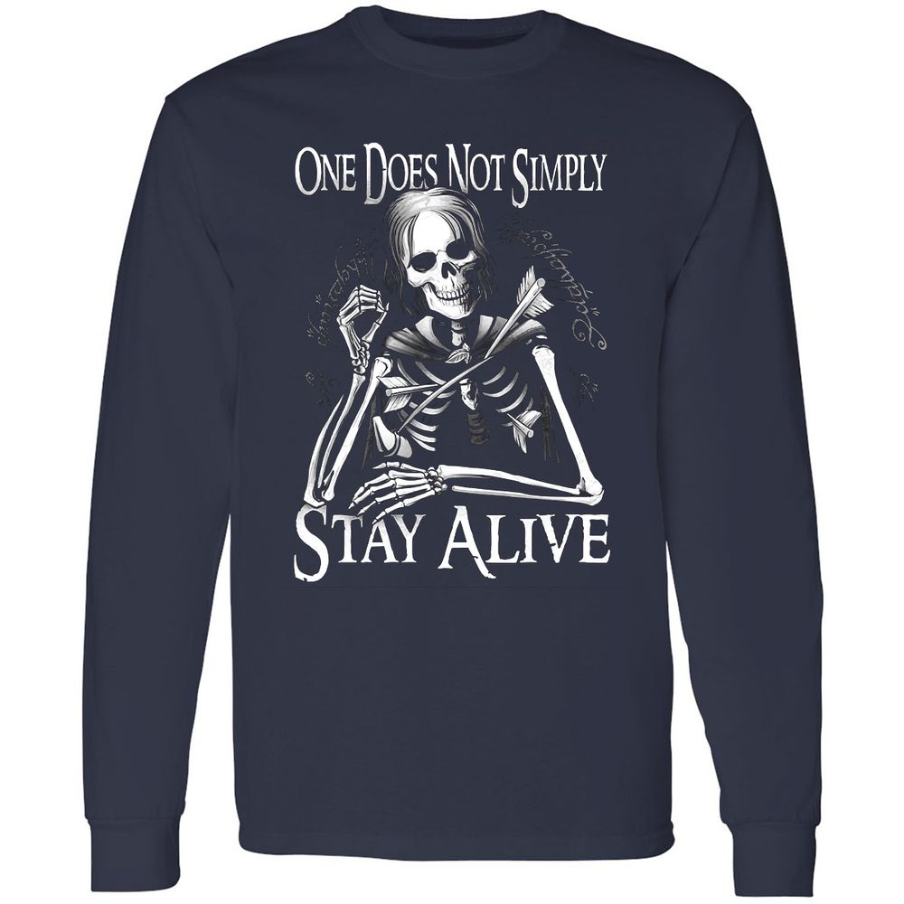 Long Sleeve T-Shirt - MC5M5FFZ - Navy - 2