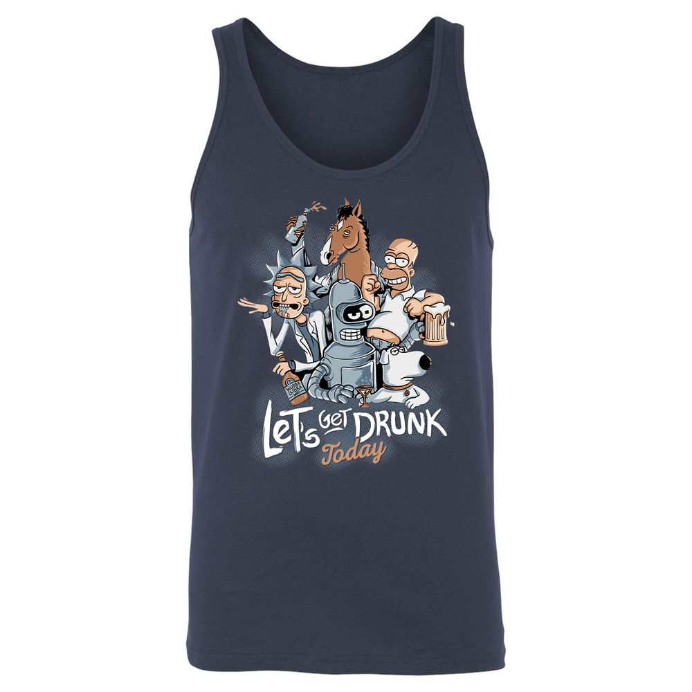 Unisex Jersey Tank - E649C72H - Navy - 2