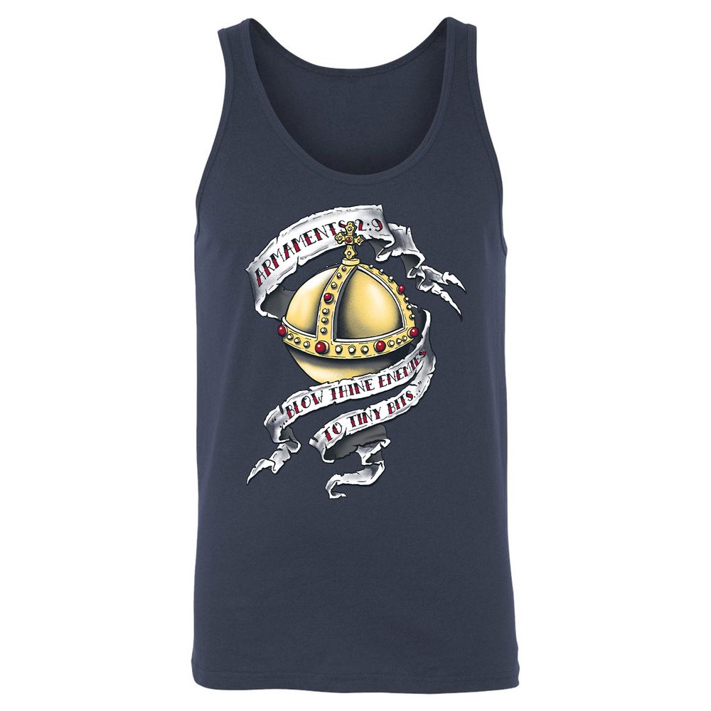 Unisex Jersey Tank - 4GUPJZ7V - Navy - 2