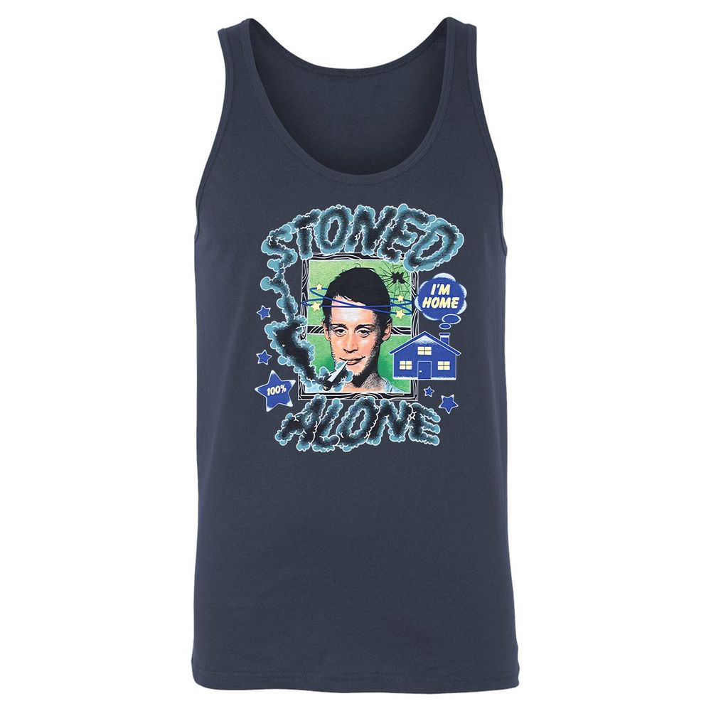 Stoned home alone - Navy - 2