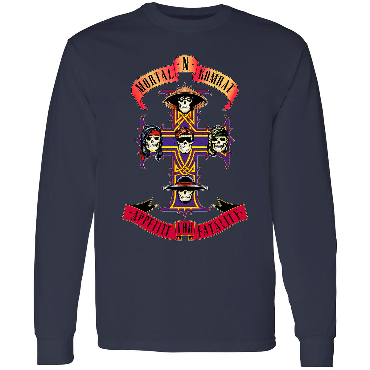 Long Sleeve T-Shirt - 7EY6KMSV - Navy - 2