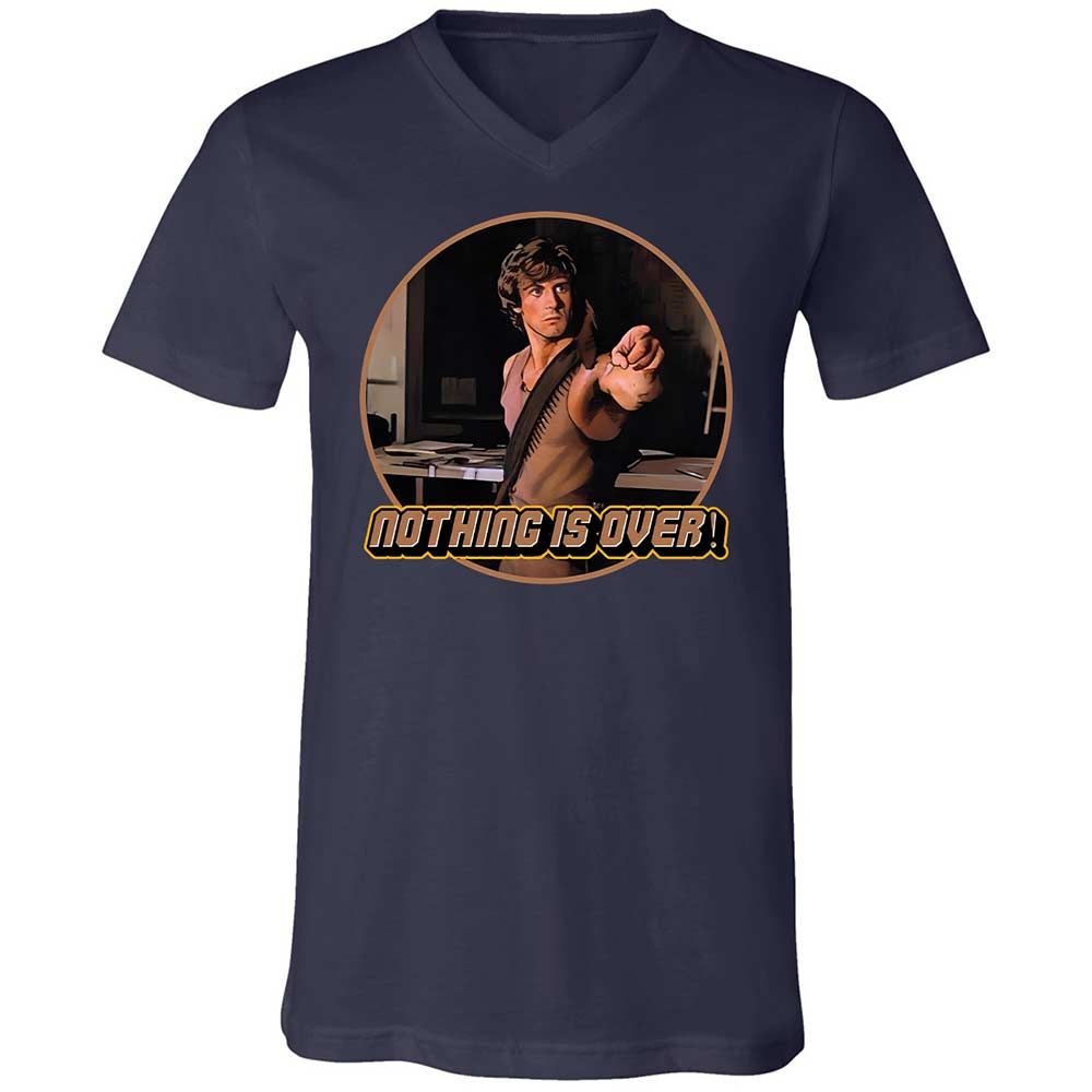 Unisex V-Neck T-Shirt - MSABL1HT - Navy - 2