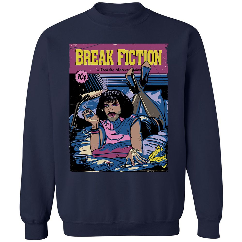 Classic Unisex Sweatshirt - TJPUHWJQ - Navy - 2
