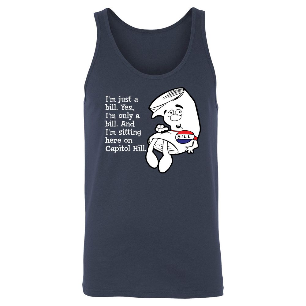 Unisex Jersey Tank - 4D8UBMSG - Navy - 2