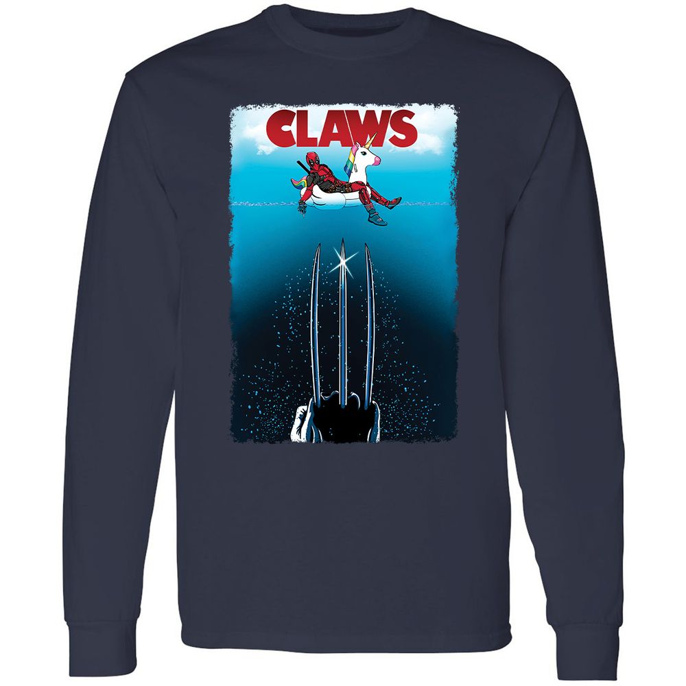 Long Sleeve T-Shirt - 9D9MVPFU - Navy - 2