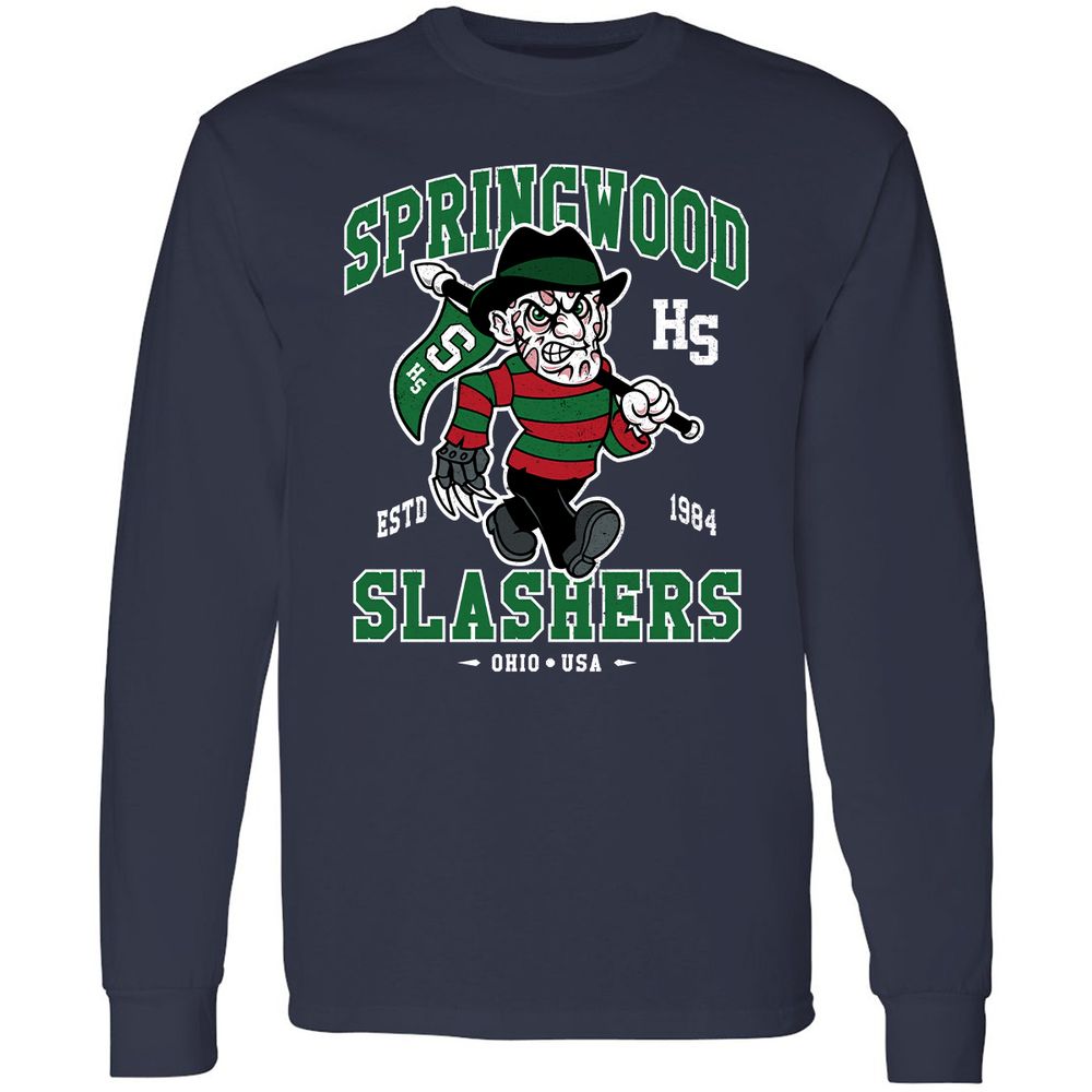 Long Sleeve T-Shirt - NQKVR6YC - Navy - 2