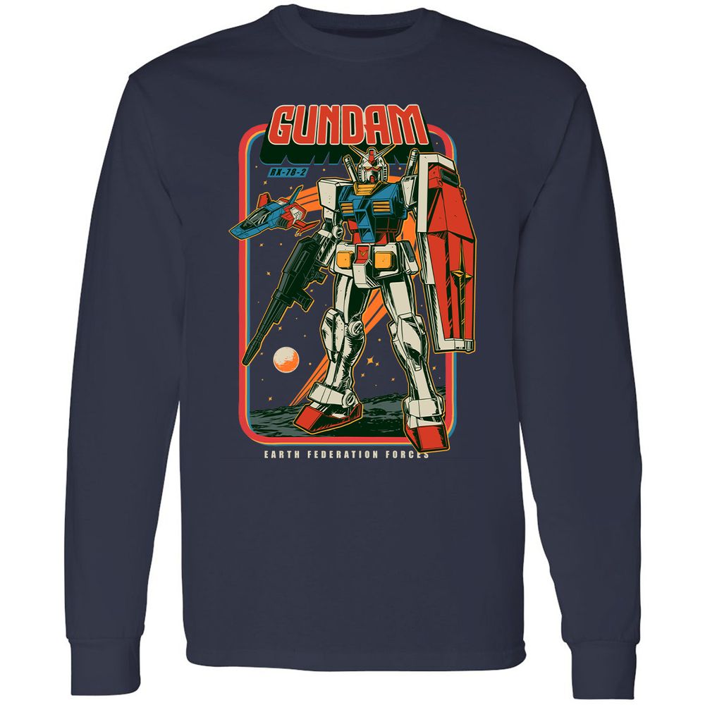 Long Sleeve T-Shirt - 2GY5JSMD - Navy - 2