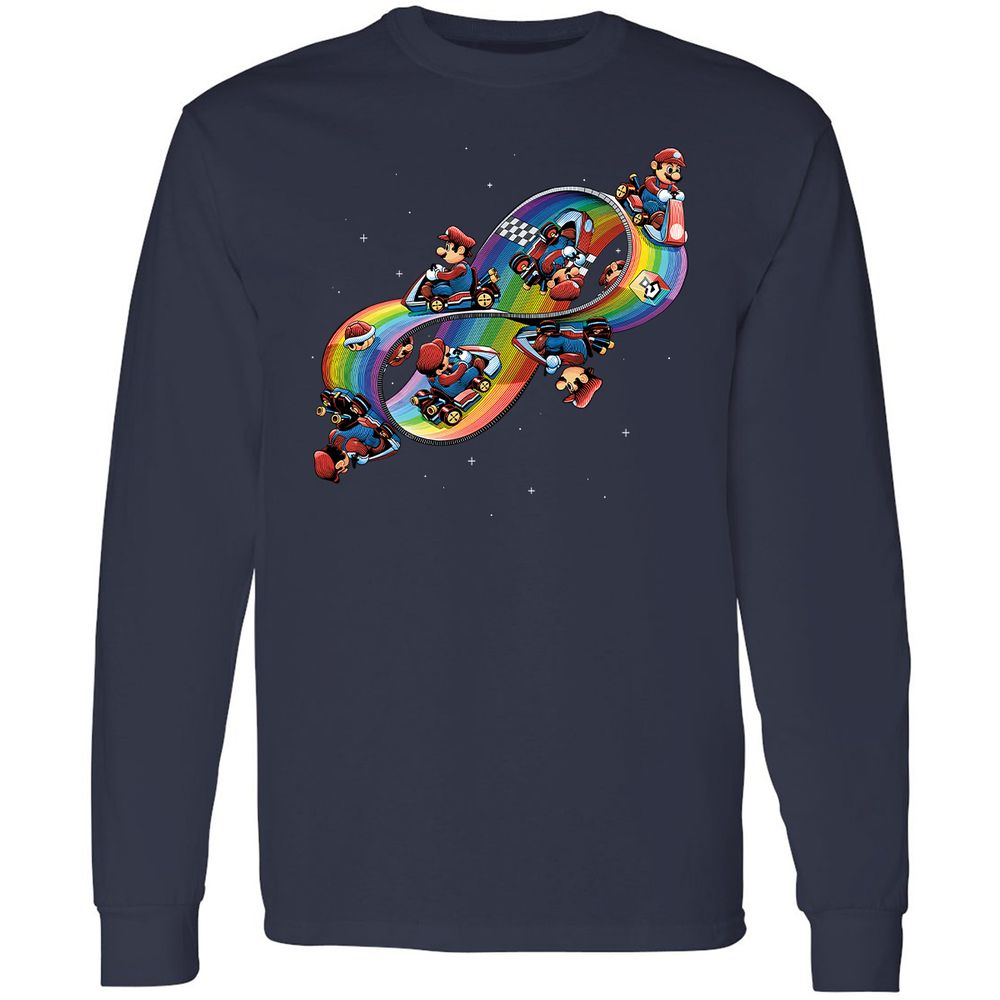 Long Sleeve T-Shirt - 596VSRXH - Navy - 2